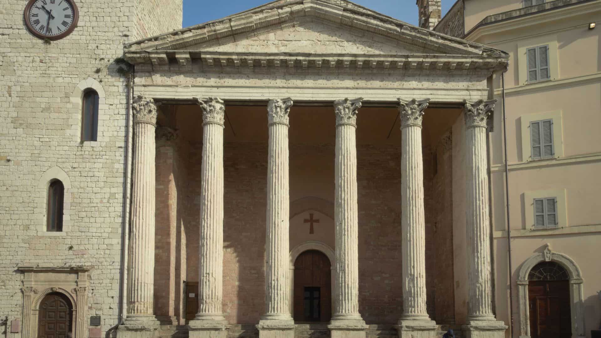 The Temple of Minerva in Assisi