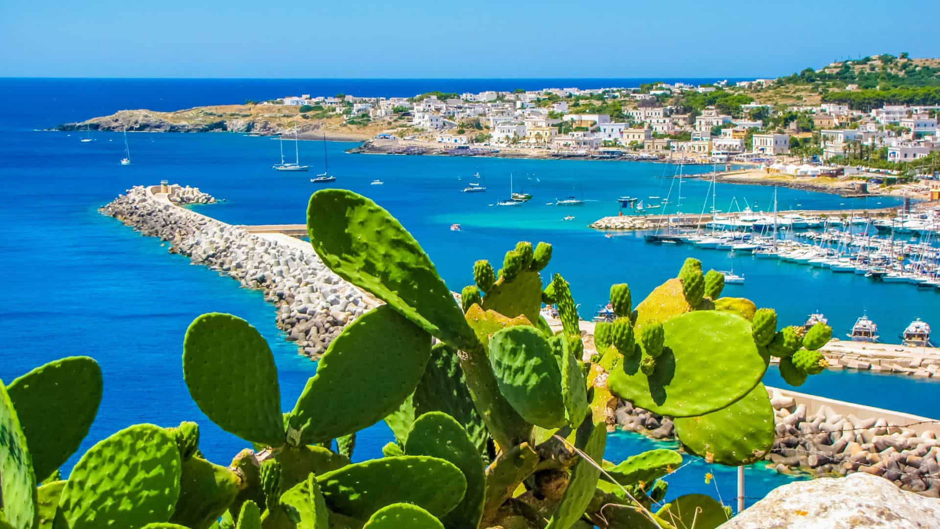 The seafront of Santa Maria di Leuca in Puglia