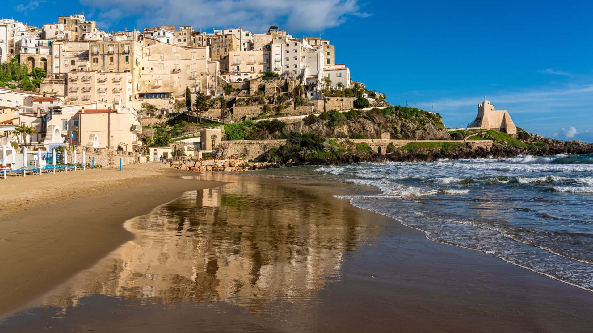 The town of Sperlonga in Lazio