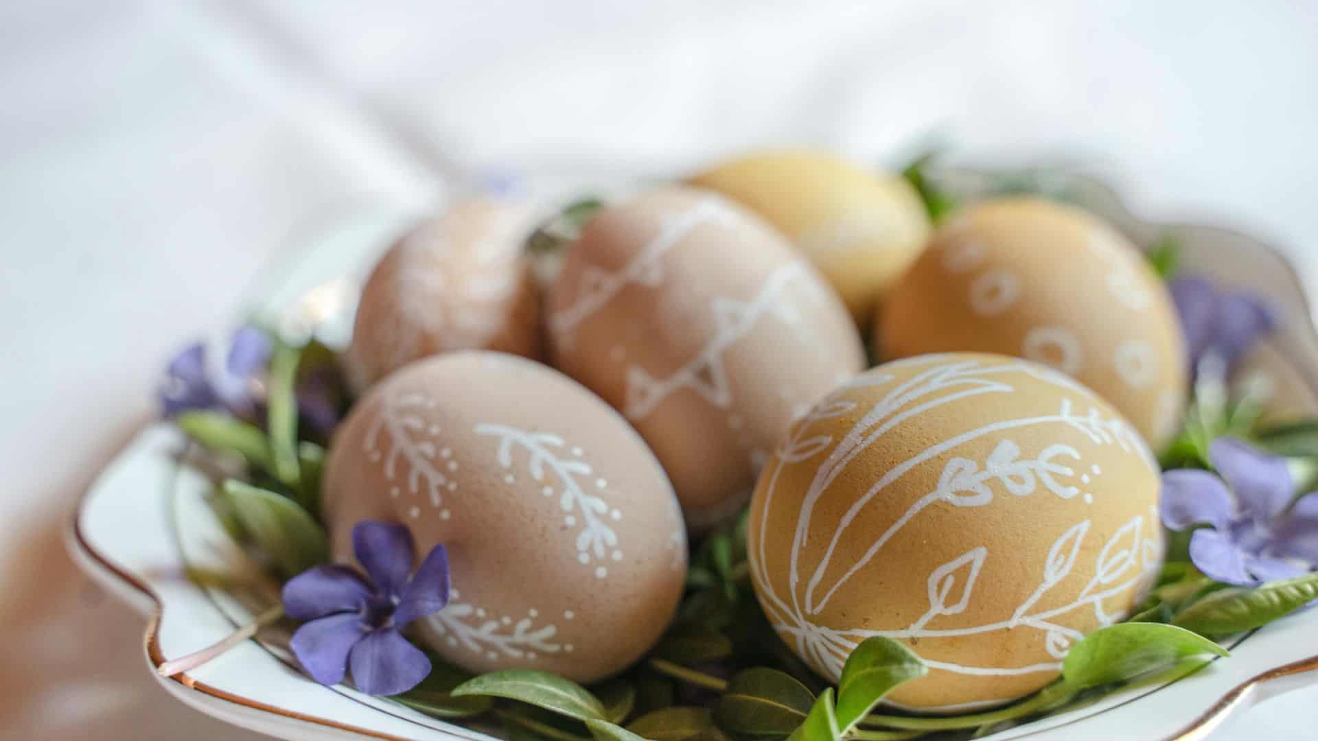 Decorated hen eggs. Photo by Michal Balog