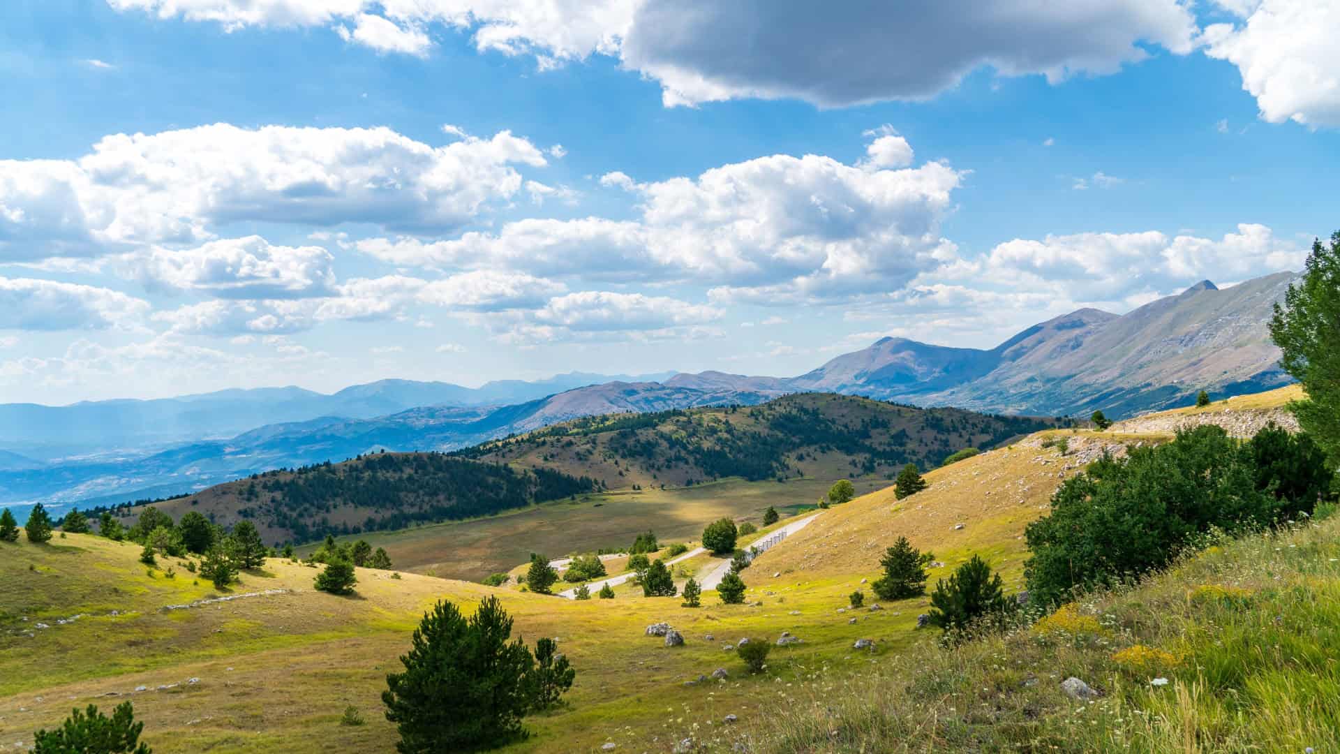 Panoramic view of the Gran Sasso National Park