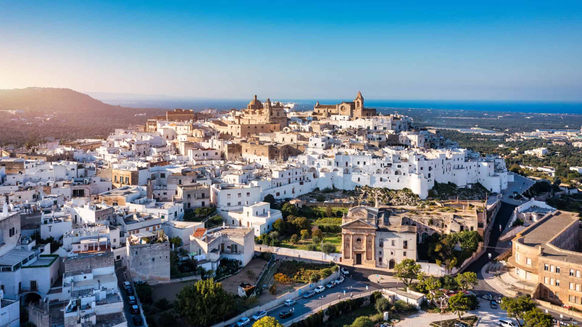 Panoramic view of the city of Ostuni