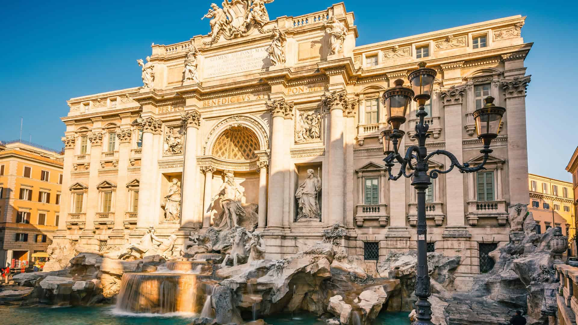 The Trevi Fountain in Rome