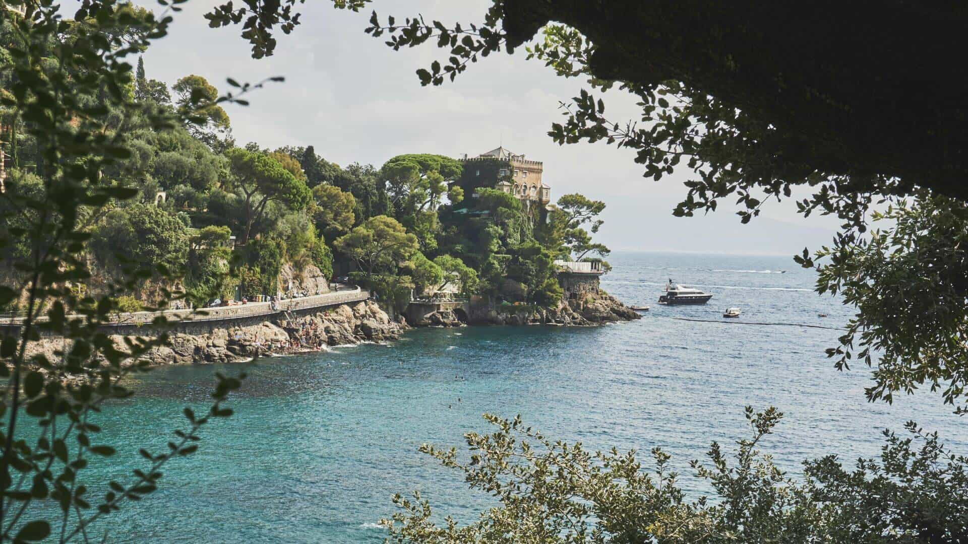 A Beach in Portofino. Photo by Chiara Caldarola
