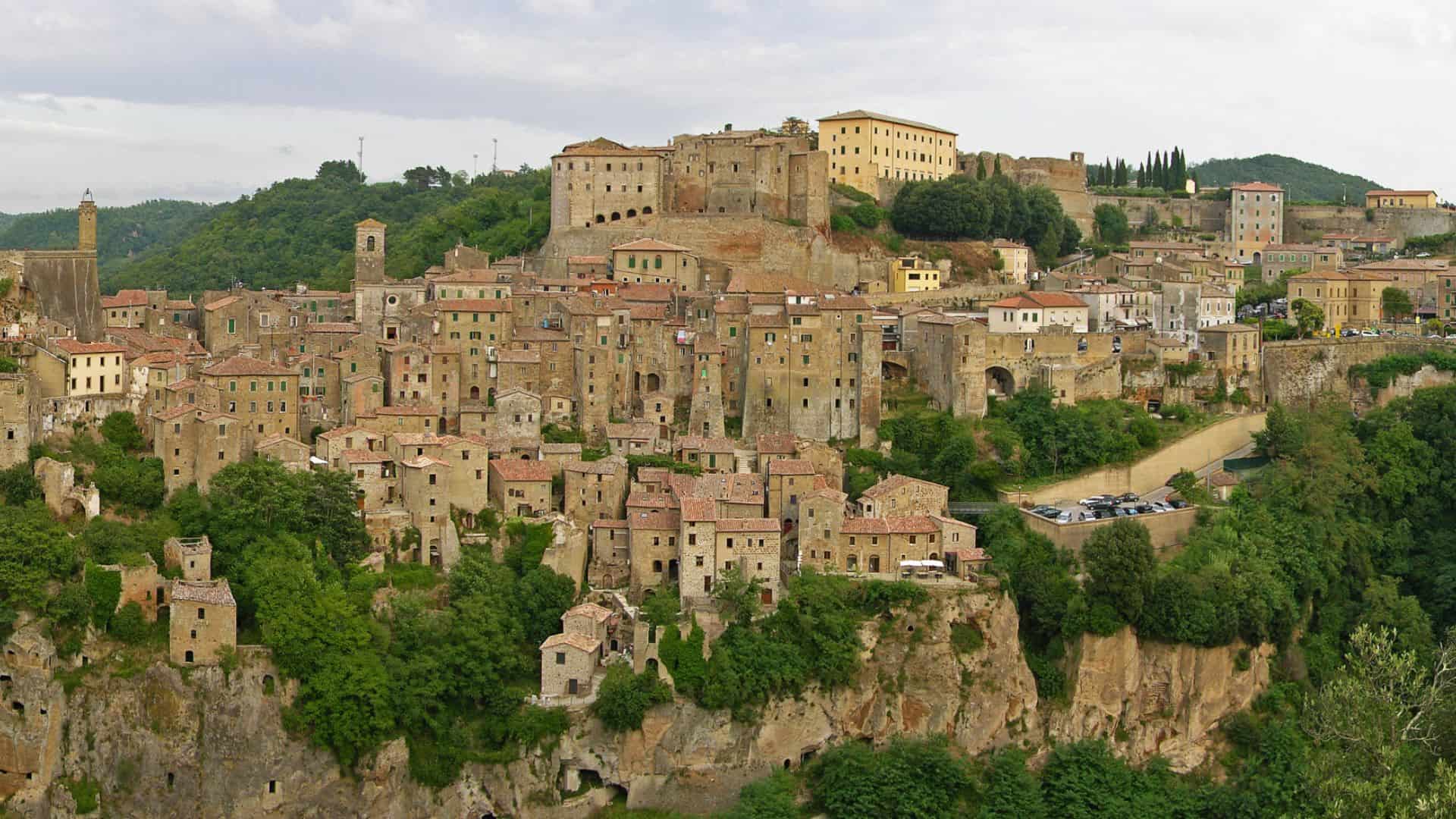 The town of Sorano
