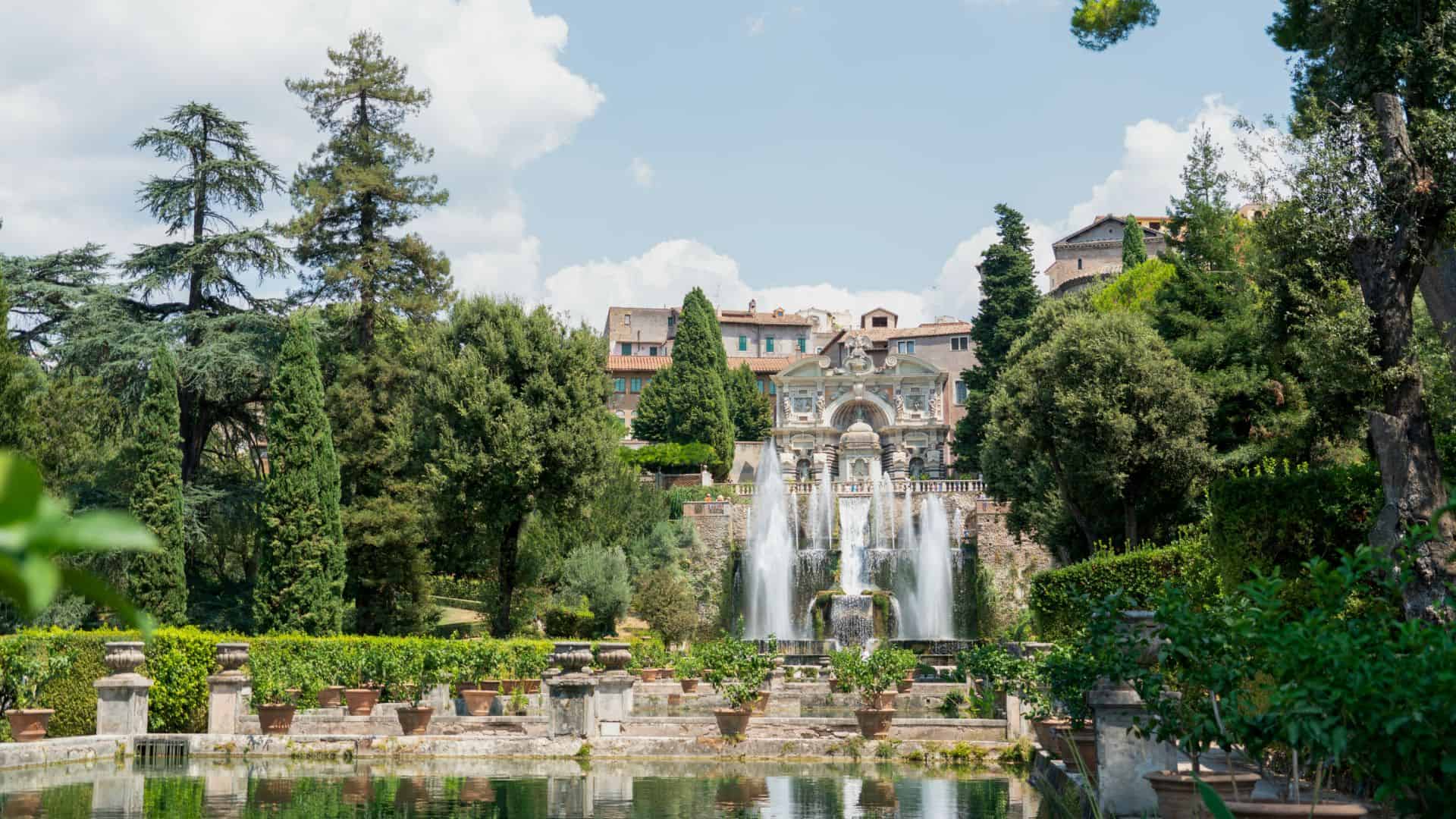 Garden of Villa d'Este. Photo by Marian Florinel Condruz