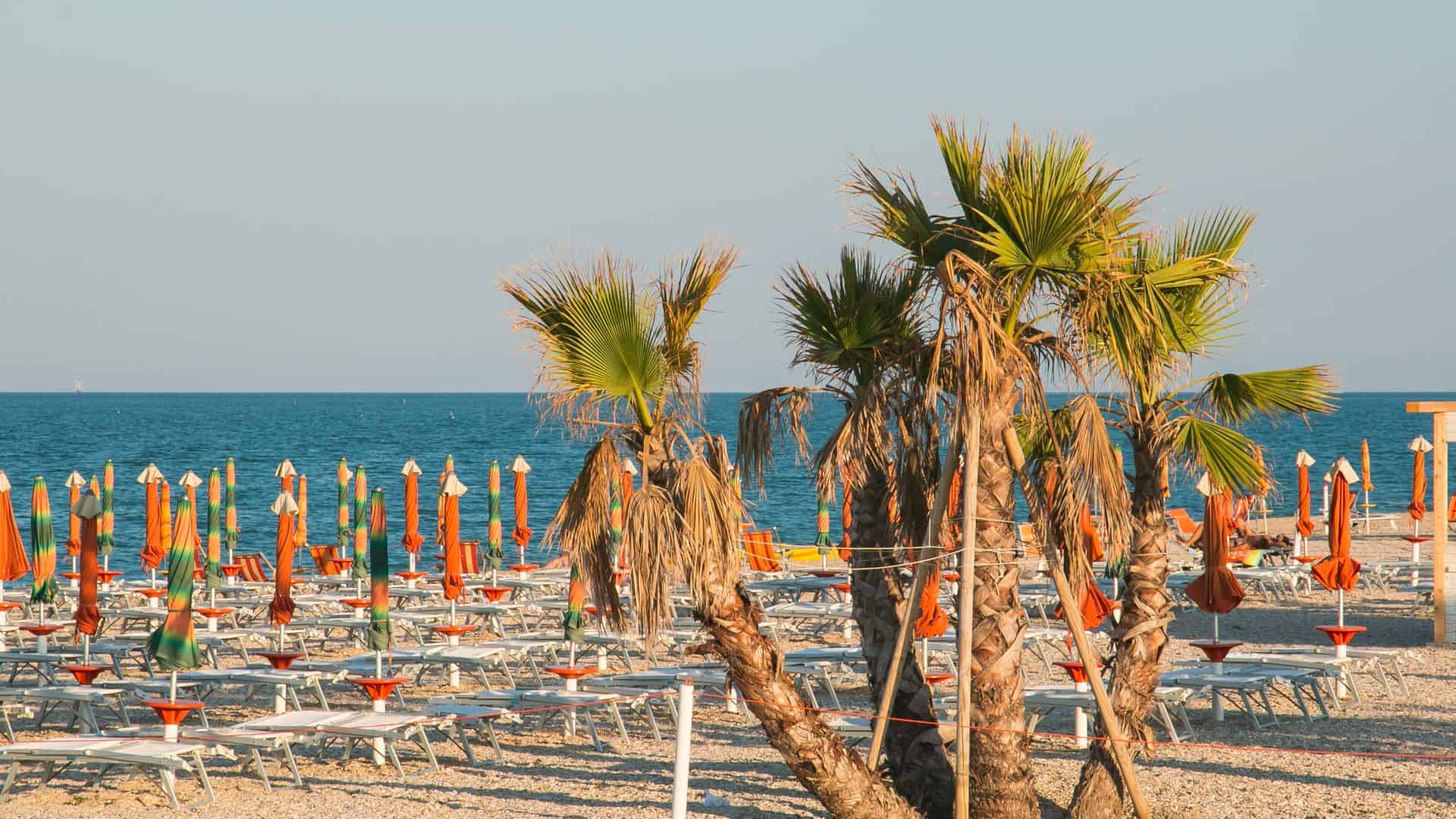 The beach of Civitanova Marche