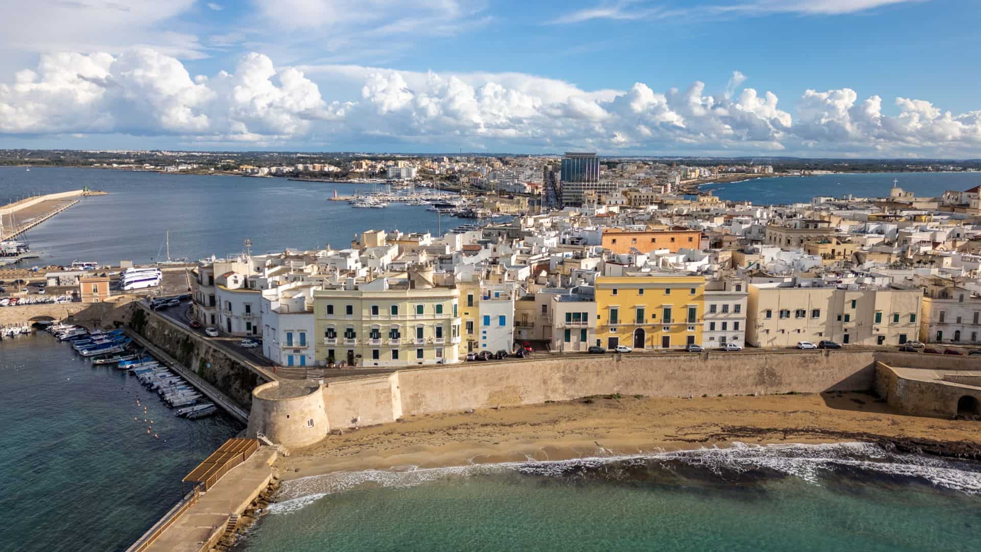 The city of Gallipoli seen from above