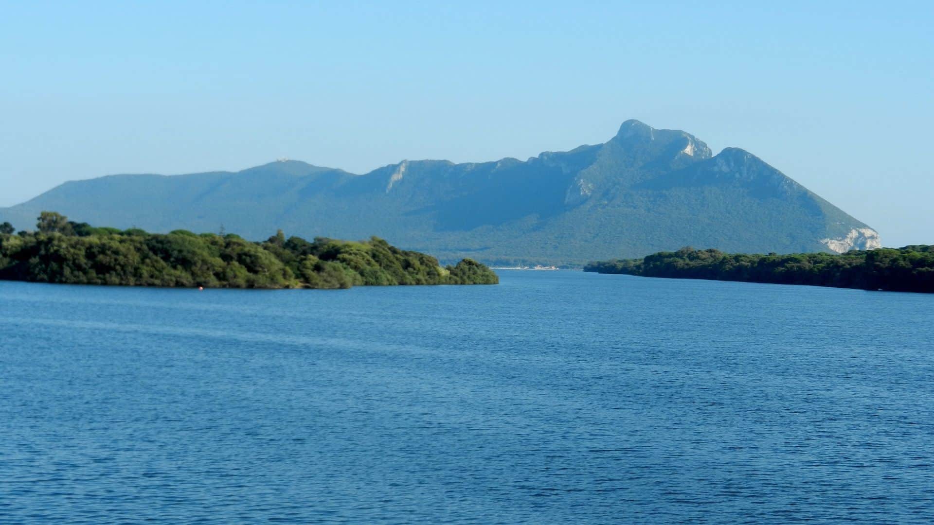 Mount Circeo seen from the sea