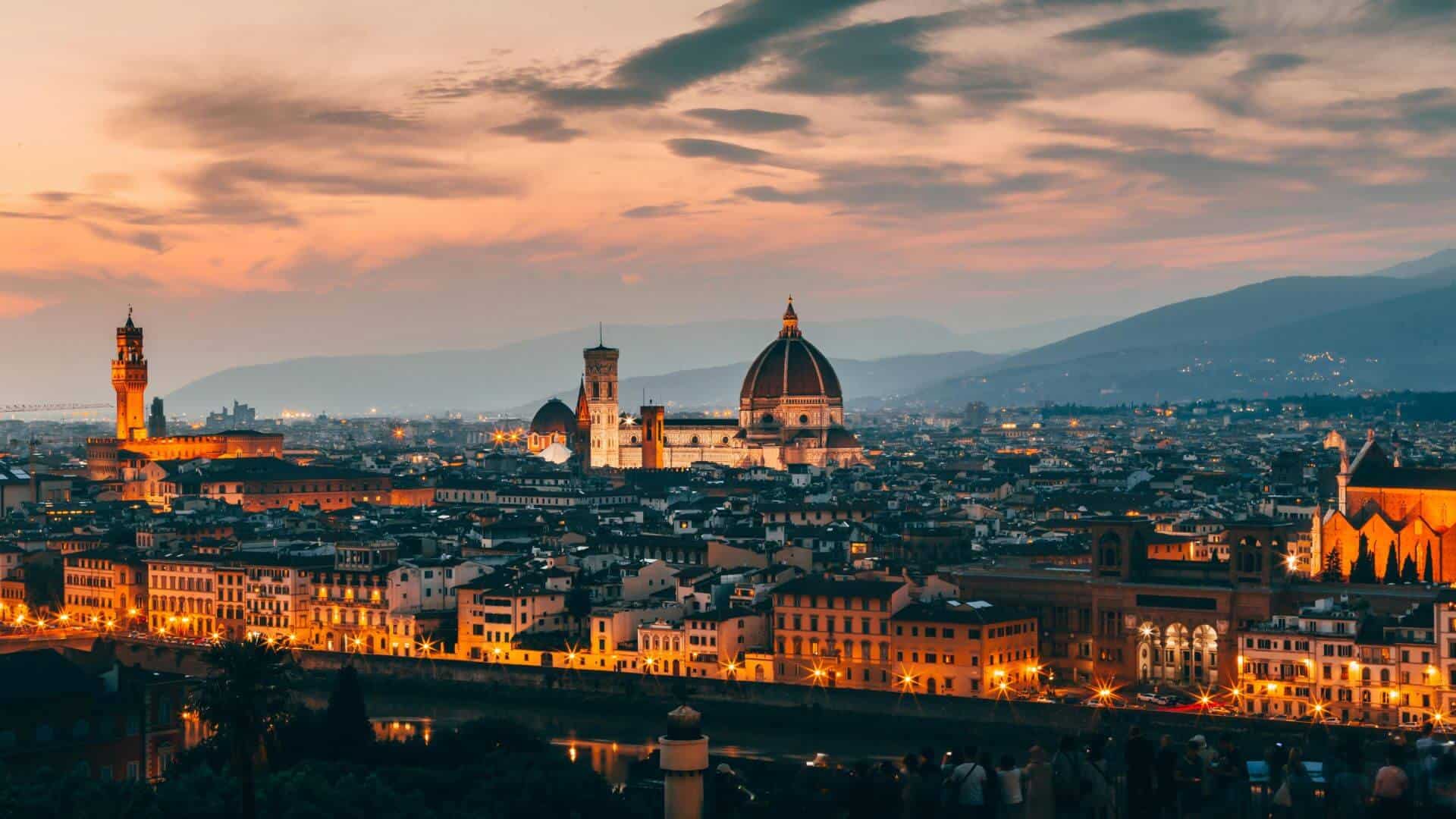 The City of Florence Seen from Afar. Photo by Josh Hild