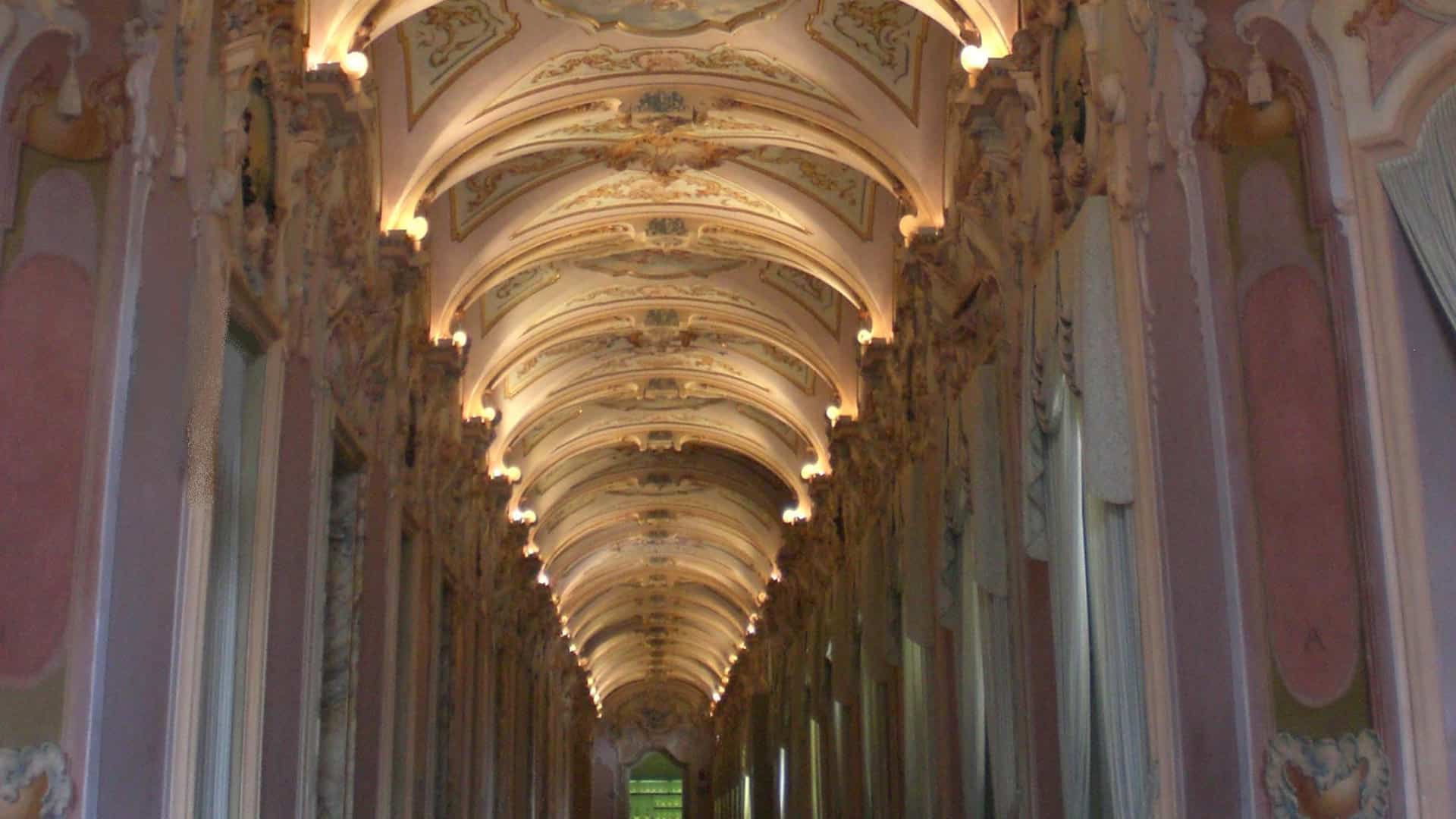 Stuckgalerie des Palazzo Pianetti in Jesi. Foto von Parsifall