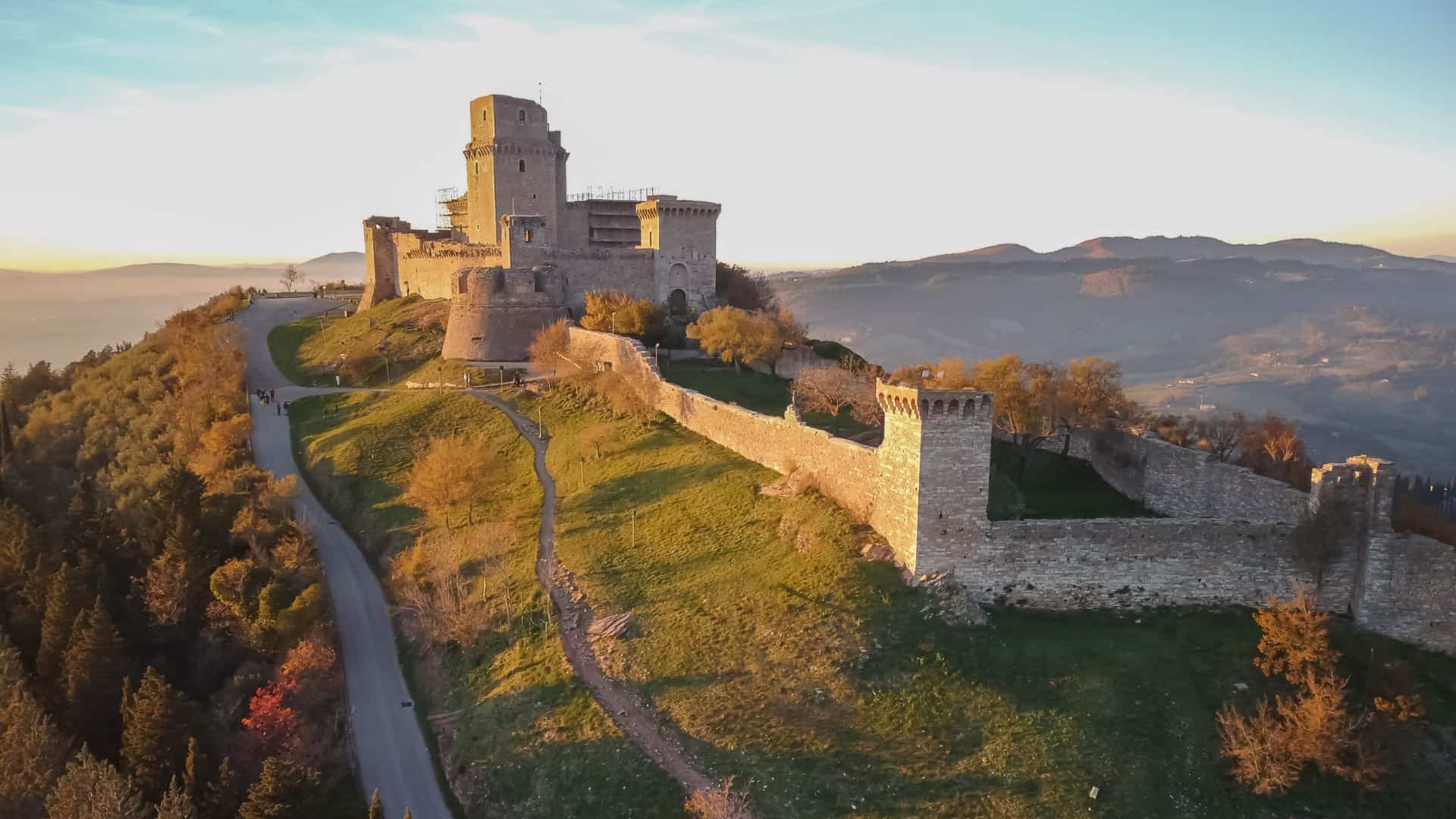 The Rocca Maggiore in Assisi
