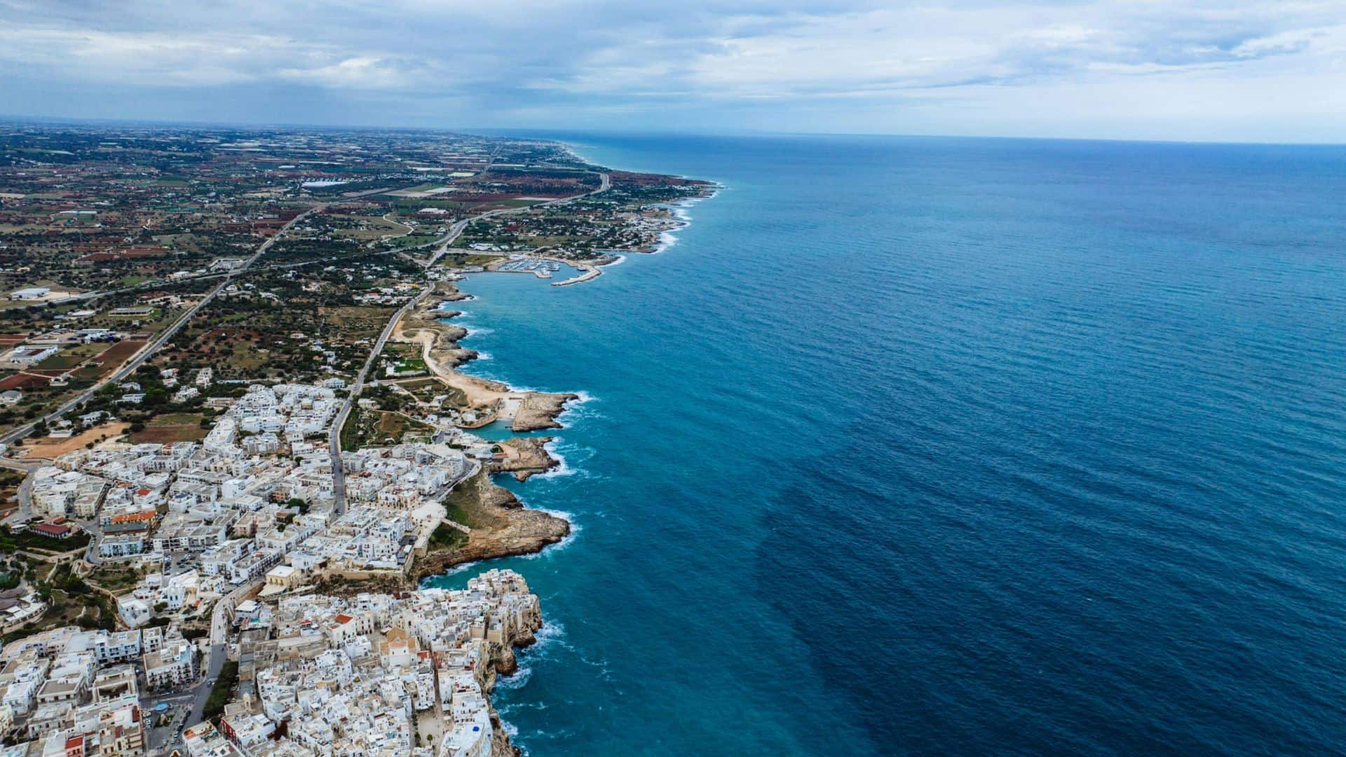Landscape of Puglia seen from above. Photo by Kelly