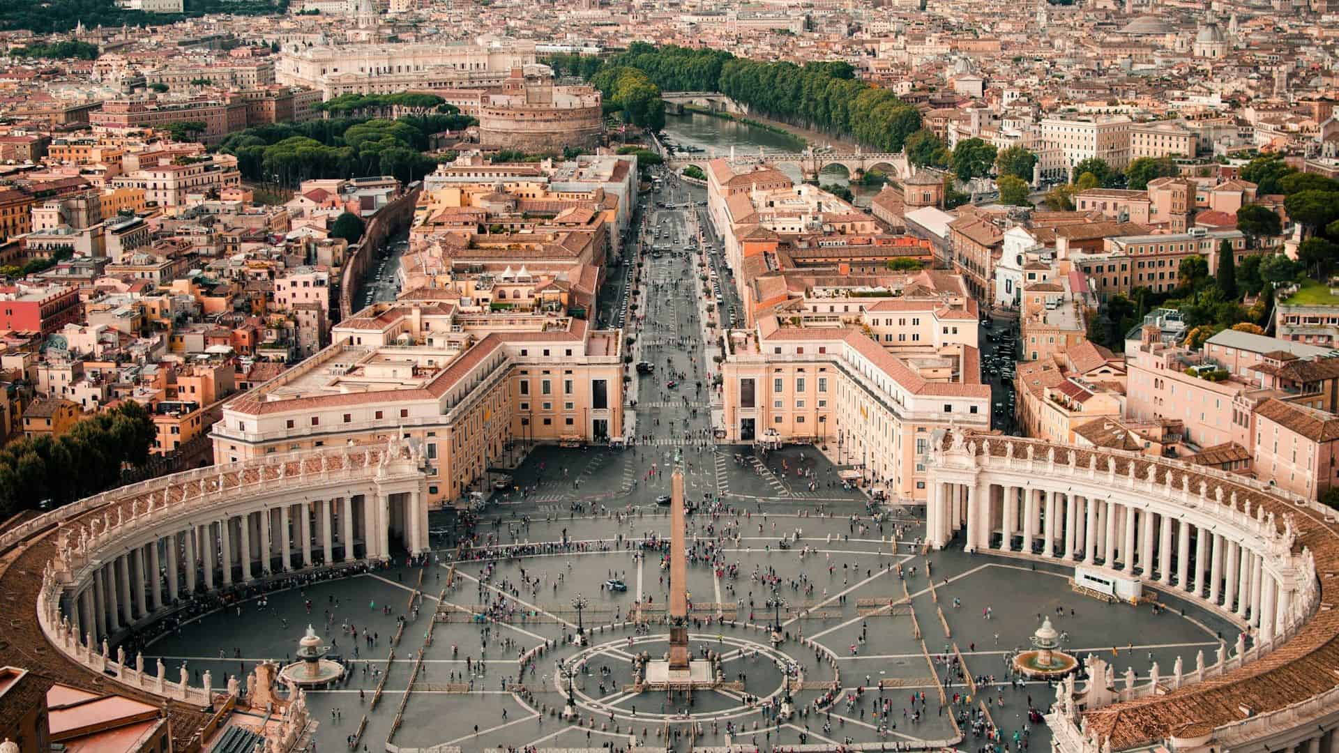 The city of Rome seen from the Vatican. Photo by caleb miller